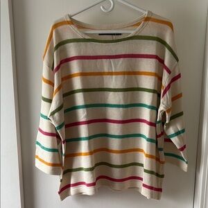 Gudrun Sjoden Striped Pullover Sweater XXL